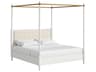 A.R.T. Furniture Haven White Parrawood Wood Queen Canopy Bed