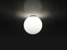 Artemide Dioscuri White Globe Flush Mount