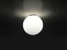 Artemide Dioscuri White Globe Flush Mount