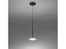 Artemide Orsa Black Round Pendant