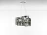 Artemide Logicao Mini 3-Light Pale Grey Pendant