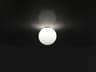 Artemide Dioscuri White Globe Flush Mount