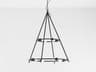Artemide El Poris 8-Light Black Geometric Tiered Pendant