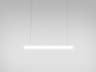 Artemide Alphabet Of Light White Grey Linear Island Pendant