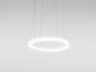 Artemide Alphabet Of Light White Grey Geometric Round Pendant