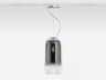 Artemide Gople Silver Chrome Cylinder Mini Pendant
