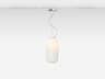 Artemide Gople Mini White Chrome Cylinder Mini Pendant