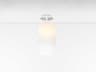 Artemide Gople Mini White Cylinder Semi Flush Mount