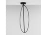 Artemide Arrival Black Geometric Flush Mount