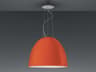 Artemide Nur Gloss Orange Dome Pendant