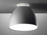 Artemide Nur Aluminum Silver Dome Flush Mount