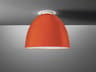 Artemide Nur Gloss Orange Dome Flush Mount