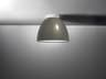 Artemide Nur Gloss Grey Dome Flush Mount