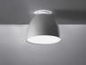 Artemide Nur Mini Aluminum Silver Dome Flush Mount