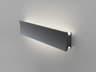 Artemide Lineacurve Anthracite Grey Dual Wall Sconce