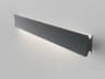 Artemide Lineacurve Anthracite Grey Dual Wall Sconce