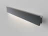 Artemide Lineacurve Anthracite Grey Mono Wall Sconce