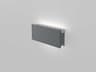 Artemide Lineaflat Anthracite Grey Dual Wall Sconce