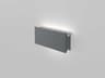 Artemide Lineaflat Anthracite Grey Mono Wall Sconce