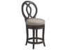 Artistica Axiom Antico Upholstered Swivel Counter Stool