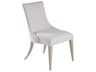 Artistica Mar Monte Oak Wood White Upholstered Side Dining Chair
