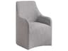 Artistica Riley Gray Upholstered Arm Dining Chair