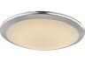 Avenue Lighting Cermack St Polished Chrome Round Flush Mount