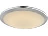 Avenue Lighting Cermack St Polished Chrome Round Flush Mount