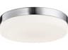 Avenue Lighting Cermack St Brushed Nickel Round Flush Mount