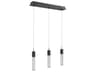 Avenue Lighting Boa 3-Light Black Linear Island Pendant