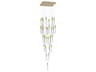 Avenue Lighting The Original Glacier 41-Light Brushed Brass Linear Pendant