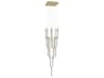 Avenue Lighting Boa 25-Light Brushed Brass Linear Pendant