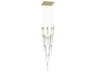 Avenue Lighting The Original Glacier 25-Light Brushed Brass Linear Pendant