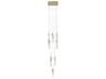 Avenue Lighting Aspen 13-Light Brushed Brass Linear Pendant
