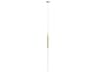 Avenue Lighting Main St 1-Light Brushed Brass Cylinder Linear Mini Pendant