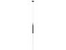 Avenue Lighting Main St 1-Light Black Cylinder Linear Mini Pendant