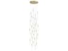 Avenue Lighting Main St 31-Light Brushed Brass Linear Pendant