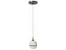 Avenue Lighting Sedona 1-Light Aged Brass Globe Mini Pendant