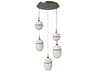 Avenue Lighting Sedona 5-Light Aged Brass Globe Pendant