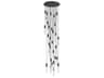 Avenue Lighting Strand 31-Light Black Linear Pendant