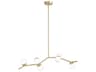 Avenue Lighting Hampton 6-Light Brushed Brass Globe Island Pendant
