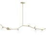 Avenue Lighting Hampton 8-Light Brushed Brass Globe Island Pendant