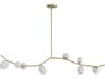 Avenue Lighting Hampton 8-Light Brushed Brass Island Pendant
