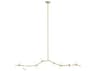 Avenue Lighting Hampton 10-Light Brushed Brass Globe Island Pendant
