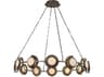 Avenue Lighting Mayfair 12-Light Aged Brass Round Chandelier