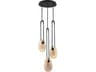 Avenue Lighting Palmea 3-Light Matte Black Pendant