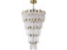 Avenue Lighting Belmont 1-Light Aged Golden Brass Tiered Pendant