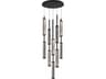 Avenue Lighting Metropole 10-Light Matte Black Linear Pendant