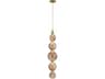 Avenue Lighting Zayna 5-Light Aged Brass Mini Pendant