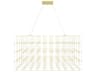 Avenue Lighting Argyle Ave 112-Light Gold Geometric Linear Island Pendant